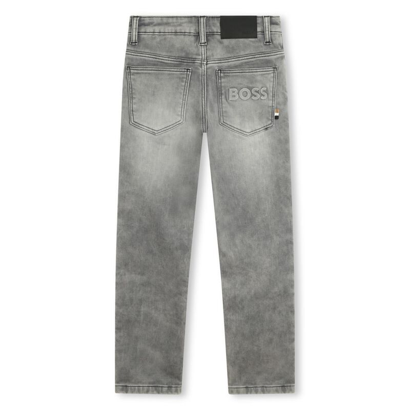 Hugo Boss Embossed Logo Jeans 6 - 8Y image number 1